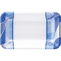 エフピコ 発泡トレー FLB-A12-30 鮮彩青 4F160126 1袋(100個)（直送品）