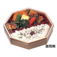 エフピコ 弁当容器 WU-82 身丈 ベージュ柾目 8D340082 1袋(15個)（直送品）