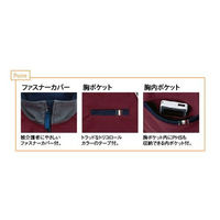 トンボ 防風ジャケット ワイン L CR150-18-L 1枚（直送品）