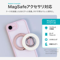 iPhone 17e/16e 360度回転スタンド付き耐衝撃ハイブリッドケース 「Velta mag swing」 ライトグレー（直送品）