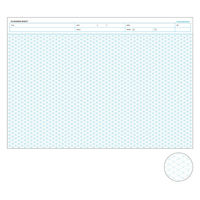 ラコニック プランニングシート A4 アイソメ LEQ10-B 1セット(1冊×5)（直送品）