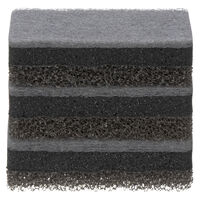 （限定）3層スポンジ グレー 抗菌（1パック（3個入）×5） オリジナル