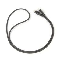 マグネットケーブル USB TypeーC / TypeーC 1m チャコール LAKOLE/ラコレ