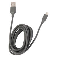 Lightningケーブル 2m チャコール 1セット（1本×6） LAKOLE/ラコレ