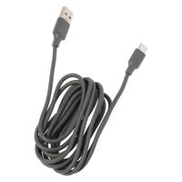 USB TypeーCケーブル 2m チャコール 1セット（1本×6） LAKOLE/ラコレ