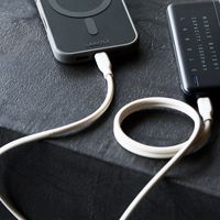 マグネットケーブル USB TypeーC / TypeーC 1m アイボリー LAKOLE/ラコレ