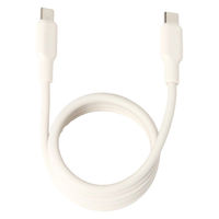 マグネットケーブル USB TypeーC / TypeーC 1m アイボリー 1セット（1本×6） LAKOLE/ラコレ