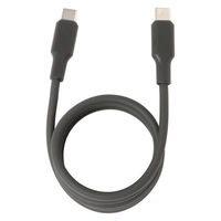 マグネットケーブル USB TypeーC / TypeーC 1m チャコール 1セット（1本×6） LAKOLE/ラコレ
