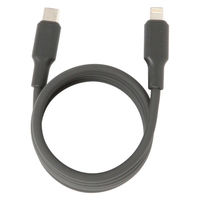 マグネットケーブルUSB TypeーC / Lightning 1m チャコール 1セット（1本×6） LAKOLE/ラコレ