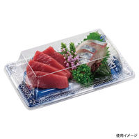 エフピコ 刺身容器 Sステージ19-11 本体 陶ぞめ紺 41161913 1袋(50個)（直送品）