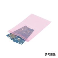 帯電防止袋 静電気対策 2重チャック付タイプ 250mm×350mm×0.06mm(アズピュア)100枚 4-7471-04（直送品）