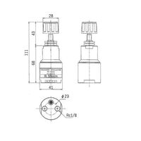 ジーエルサイエンス メタルダイヤフラム調圧器 6~60kPa PR-5060 1個 60-9091-61（直送品）