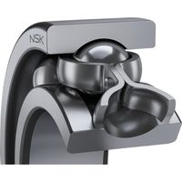 日本精工 NSK 深溝玉軸受 開放タイプ 内径20mm 6304 1個 718-4583（直送品）