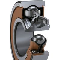 日本精工 NSK 深溝玉軸受 接触ゴムシール型 内径25mm 6805DD 1個 718-7275（直送品）