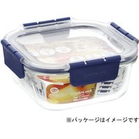 ベストコ ふた付き 耐熱ガラス 保存容器 スクエア 750ml ロック&ロック トップクラス LBG224 4975970254196 1個