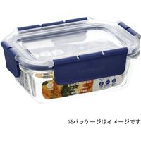 ベストコ ふた付き 耐熱ガラス 保存容器 長方形 380ml ロック&ロック トップクラス LBG422 4975970254202 1個
