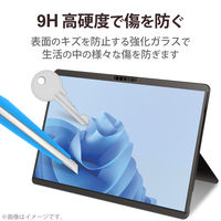 Surface Pro 8 ガラスフィルム ラウンドエッジ加工 指紋防止 TB-MSP8FLGG エレコム 1個