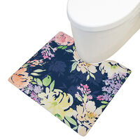 ヨコズナクリエーション トイレ マット トイレマット 拭ける 撥水 PVCトイレマット マリア 55×60cm 抗菌 302542 1個（直送品）