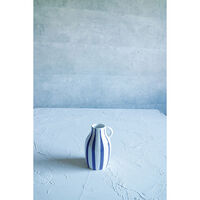 グローバルアロー 花瓶 welms Blue Stripe ハンドル ベース 551201 1個（直送品）
