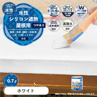 カンペハピオ 水性シリコン遮熱屋根用 ホワイト 0.7L 377654011007 1個（直送品）