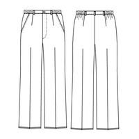 ナガイレーベン 女子パンツ ブルー L FT-4403 1枚（直送品）