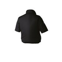 栄光マシーンセンター KU92622 空調服 制電半袖ブルゾン(横ファン) ブラック 3L KU92622-K90-3L 1着（直送品）