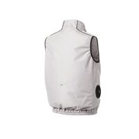 栄光マシーンセンター KU92320 空調服 ベスト(横ファン) シルバー 3L KU92320-K30-3L 1着（直送品）