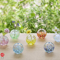アデリア 津軽びいどろ ふうけい一輪挿し紫陽花 4963972627681 1個（直送品）