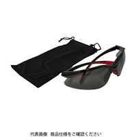 アークランズ GREATTOOL(グレートツール) セーフティグラス 収納袋付 ブラック GTSG25S 1セット(3個)（直送品）