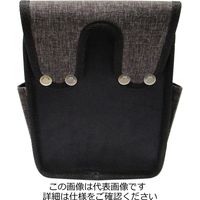 アークランズ WIZ’A 腰袋3段 WZBー004BR WZB-004BR 1セット(2個)（直送品）