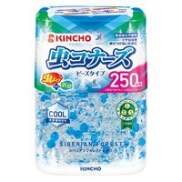虫コナーズ ビーズタイプ 250日用 虫よけ 置き型 シベリアンフォレスト1セット（1個×5） KINCHO キンチョー