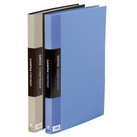 キングジム クリアーファイルカラーベースW 青 142CWアオ 1冊