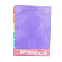 クラウングループ PPカラーインデックスA4縦 1組 CR-ID-06 1セット(1冊×15)