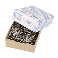 クラウングループ カードリング(100個入)#3 箱入 CR-RN3-SL 1セット(1箱×2)