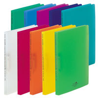 リヒトラブ パンチレスファイル A4S 黄 F-5030-5 1セット(1冊×10)