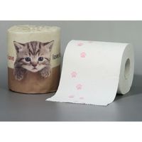 林製紙 (2962)やっぱり猫が好き!1ロール個包装トイレットペーパー 810083 1セット(1個×100)