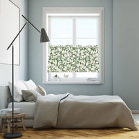 ユニベール カフェカーテン シャネツミッシェル 1000×700mm グリーン 1枚（直送品）