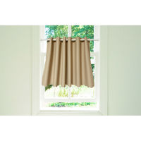 ユニベール 防炎遮光カフェカーテン 1000×720mm  ベージュ 1枚（直送品）