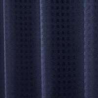 ユニベール セーブ 3級遮光カーテン 遮熱 2000×1780mm ネイビー 1セット(2枚入)（直送品）