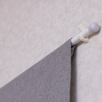 ユニベール のれん シャンブレー 850×1500mm  グレー 1枚（直送品）