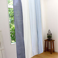ユニベール のれん セーヌ3 850×1700mm  ブルー 1枚（直送品）