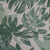 ユニベール のれん ボタニカルリーフ 850×1500mm  グリーン 1枚（直送品）