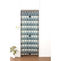 ユニベール 間仕切りカーテン 1000×1850mm  テクスチェアブルー 1枚（直送品）