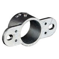 グリーンクロス 単管用ジョイント金具 Kタイプ ダブル羽根付き ベース KB-1W 1個（直送品）