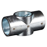 グリーンクロス 単管用ジョイント金具 Kタイプ クロス継ぎ KJ-3X 1個（直送品）