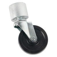 グリーンクロス 単管用ジョイント金具 Kタイプ 中キャスター付き カップ型 KSC-1C-C100 1個（直送品）