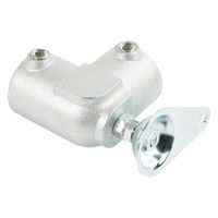 グリーンクロス 単管用ジョイント金具 Sタイプ 水平調整 アンカー エルボ型 S-15-2L-500A-T 1個（直送品）