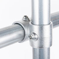 グリーンクロス 単管用ジョイント金具 Sタイプ 直交クロス継ぎ S-20-2X 1個（直送品）