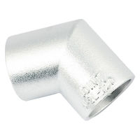 グリーンクロス 単管用ジョイント金具 Sタイプ L継ぎ エルボ 120度 S-4-2L-120 1個（直送品）