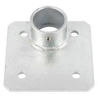 グリーンクロス 単管用ジョイント金具 Zタイプ 重量用スクエア型ベース コーナー Z-15-1MB 1個（直送品）